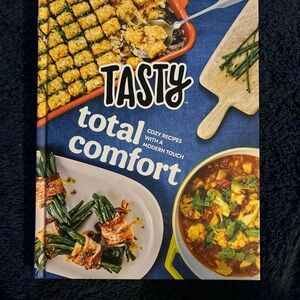 Blue and Orange Comfort Kitchen Cookbook